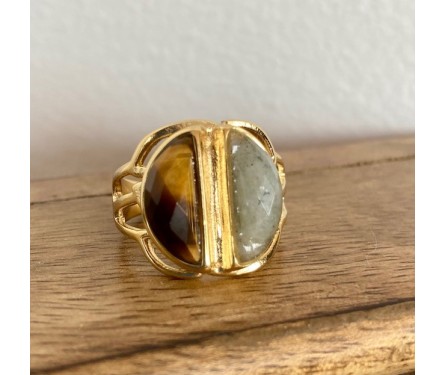 Bague  Duane Oeil de Tigre