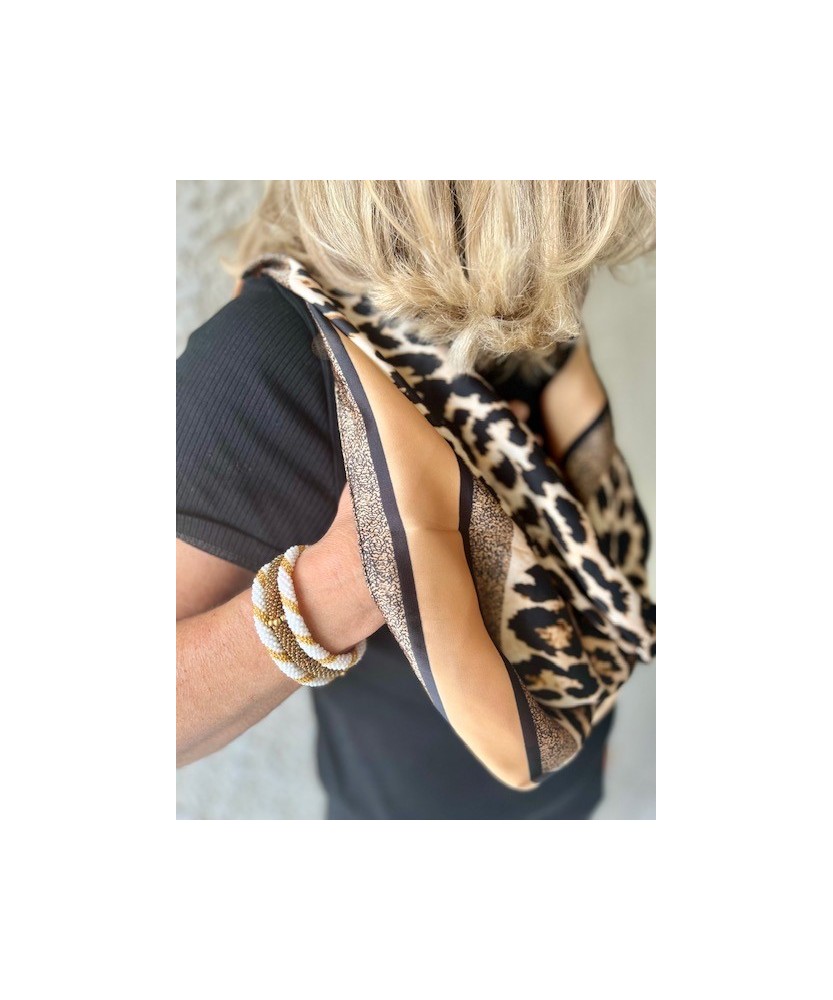 Petit Carré Léopard