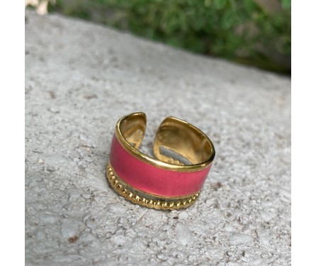 Bague Framboise avec Anneau...