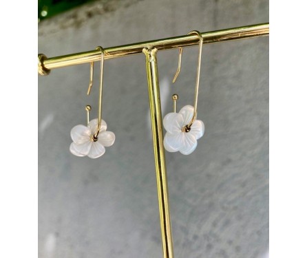 Boucles d'Oreilles "Fleurs...