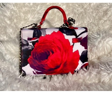 Sac Mini Luna roses rouges