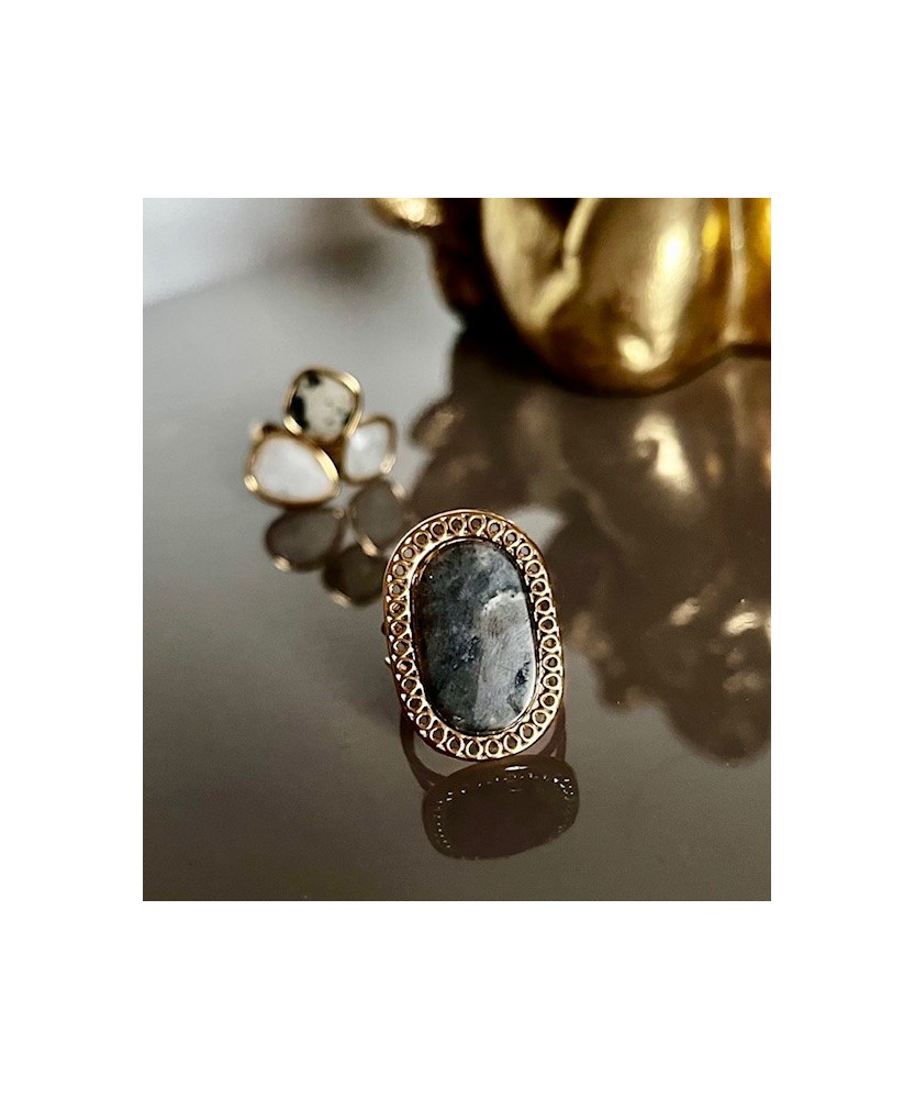 Bague "Ambroise" Labradorite